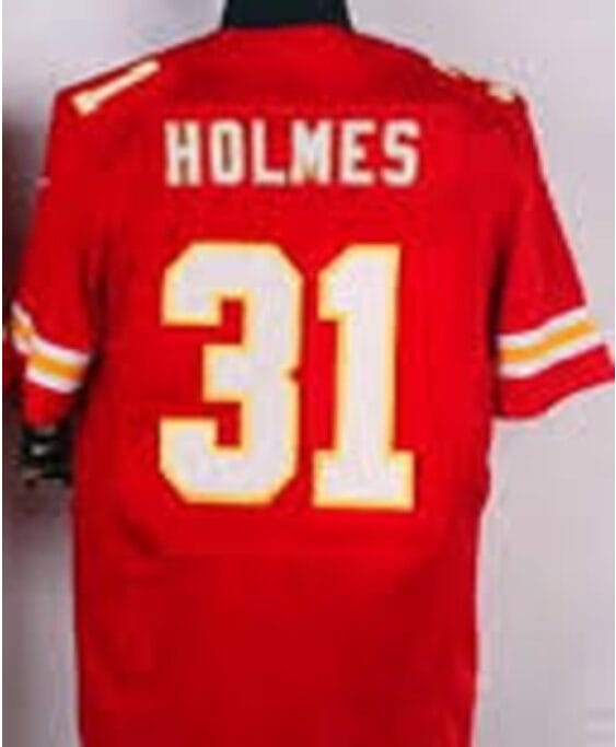 Priest Holmes Jersey Kansas City Chiefs Custom Throwback Football Red