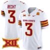 Rocco Becht Jersey #3 Iowa State Cyclones Vapor Limited College Football Stitched White
