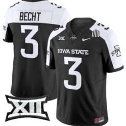 Rocco Becht Jersey #3 Iowa State Cyclones Vapor Limited College Football Stitched Black Alternate