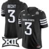 Rocco Becht Jersey #3 Iowa State Cyclones Vapor Limited College Football Stitched Black