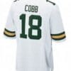 Randall Cobb Jersey Green Bay Packers Custom Throwback Football White