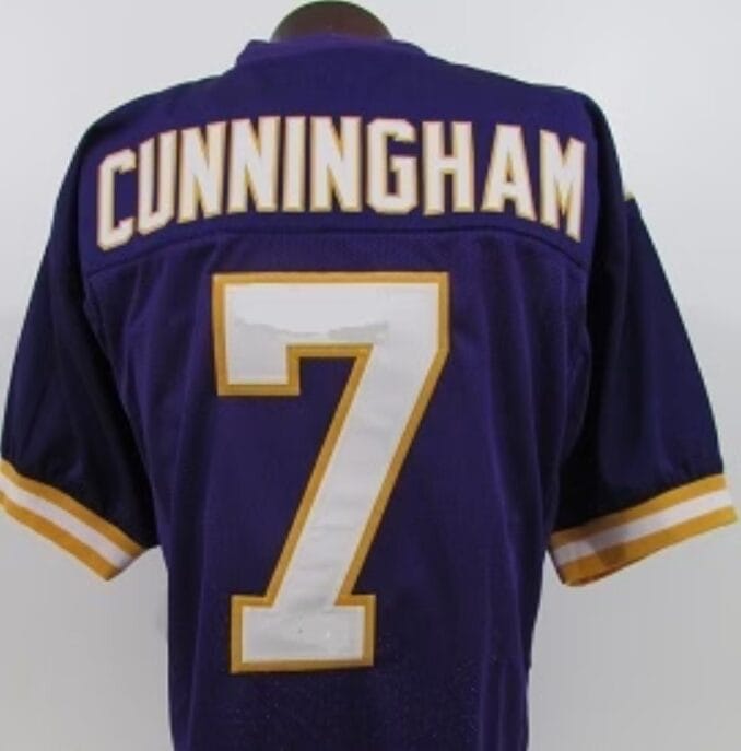 Randall Cunningham Jersey Minnesota Vikings Custom Throwback Football