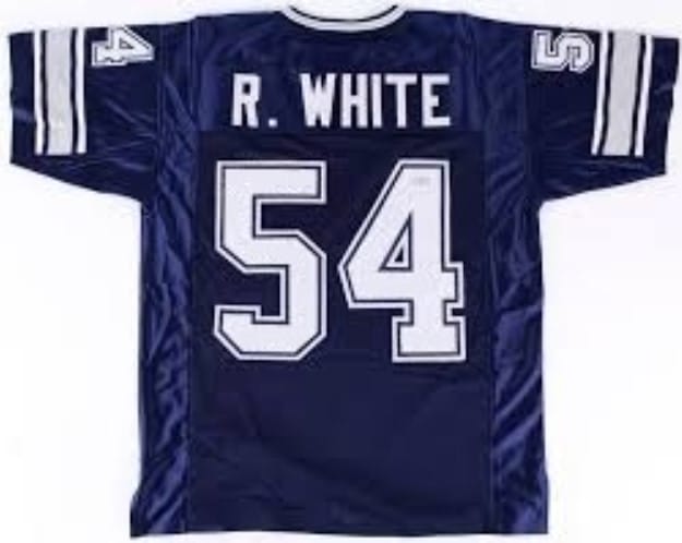 Randy White Jersey Dallas Cowboys Custom Throwback Football Blue And White