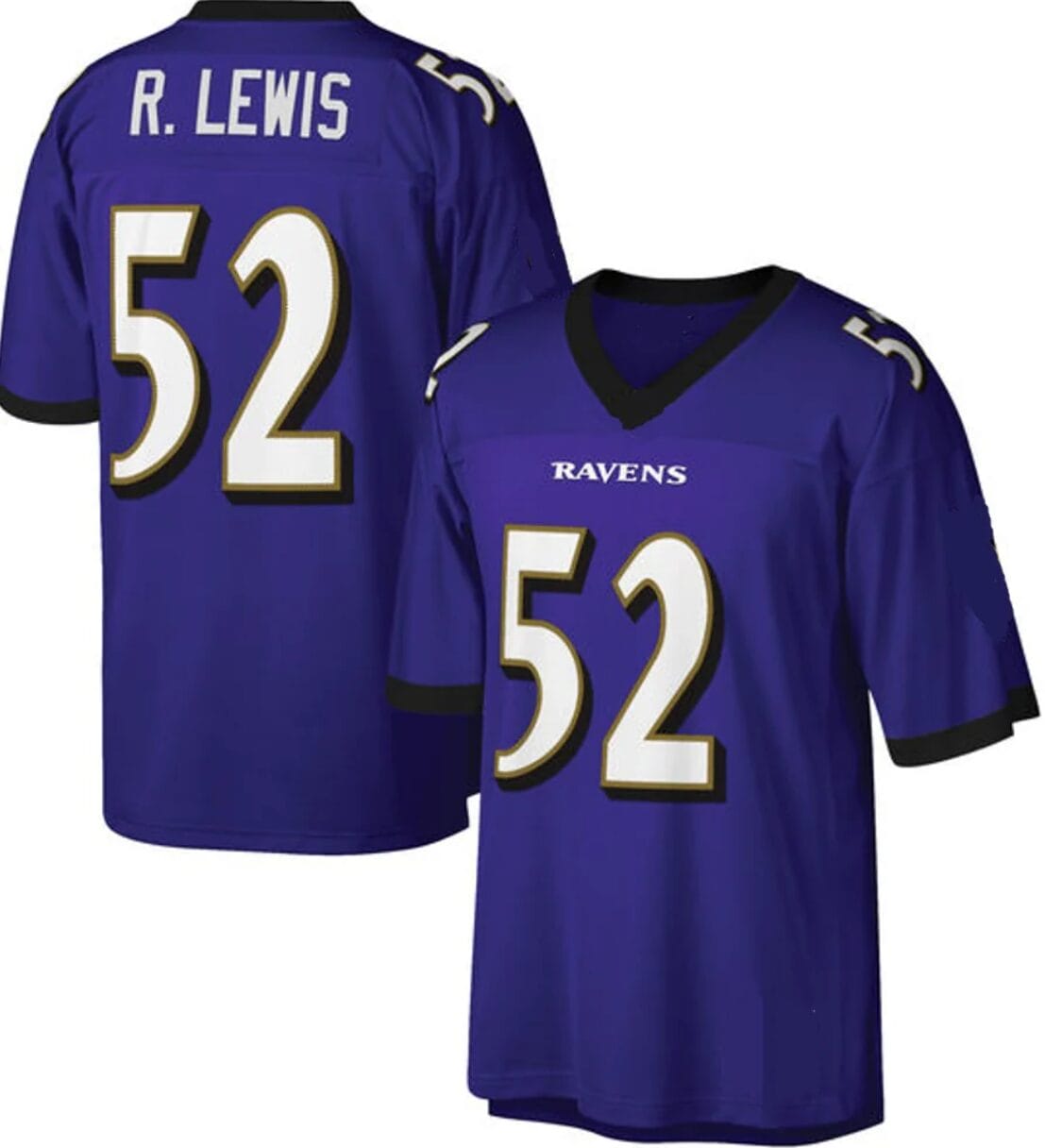 Ray Lewis Jersey Baltimore Ravens Style Custom Throwback Football