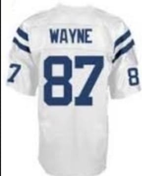 Reggie Wayne Jersey Indianapolis Colts Custom Throwback Football White