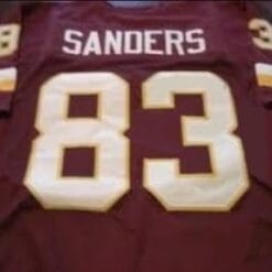 Ricky Sanders Jersey Washington Redskins Custom Throwback Football Red