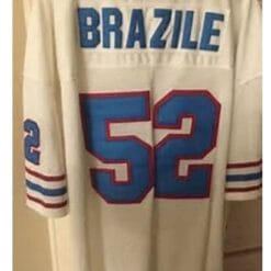 Robert Brazile Jersey Houston Oilers Custom Throwback Football White