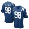 Robert Mathis Jersey Indianapolis Colts Custom Throwback Football Blue