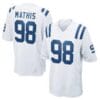 Robert Mathis Jersey Indianapolis Colts Custom Throwback Football White