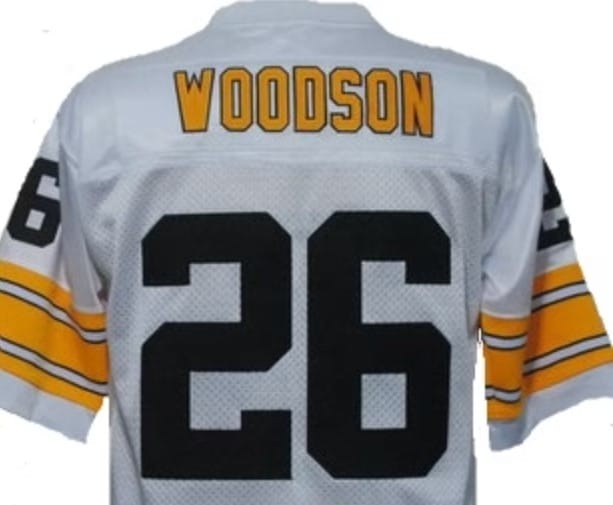 Rod Woodson Jersey Pittsburgh Steelers Custom Throwback Football White