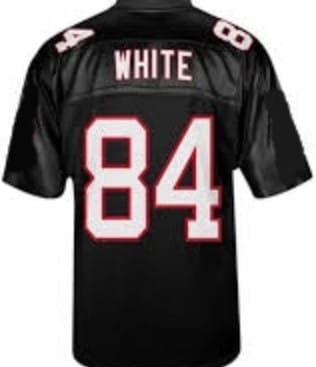 Roddy White Jersey Atlanta Falcons Custom Throwback Football Black