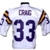 Roger Craig Jersey Minnesota Vikings Custom Throwback Football