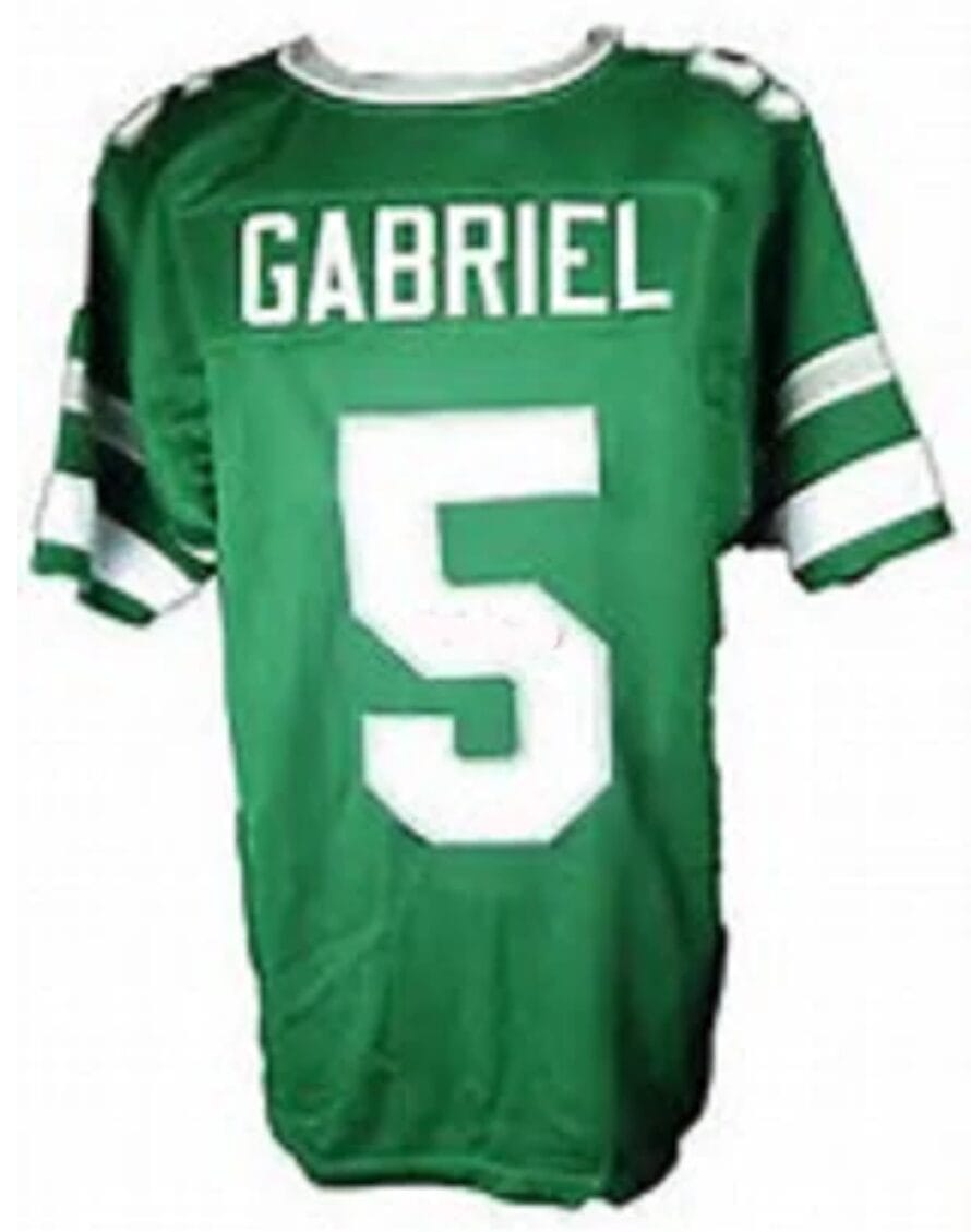 Roman Gabriel Jersey Philadelphia Eagles Custom Throwback Football Stripes Sleeves