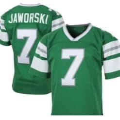 Ron Jaworski Jersey Philadelphia Eagles Custom Throwback Football Green