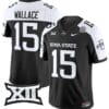 Seneca Wallace Jersey #15 Iowa State Cyclones Vapor Limited College Football Stitched Black Alternate