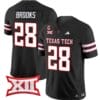 Tahj Brooks Jersey #28 Texas Tech Red Raiders Vapor Limited Football Black
