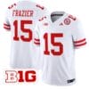 Tommie Frazier Jersey #15 Nebraska Cornhuskers Vapor Limited Football White