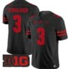 Tawee Walker Jersey #3 Wisconsin Badgers Vapor Football Stitched Black