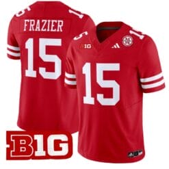 Tommie Frazier Jersey #15 Nebraska Cornhuskers Vapor Limited Football Scarlet