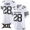 Troy Davis Jersey #28 Iowa State Cyclones Vapor Limited College Football Stitched White Limited