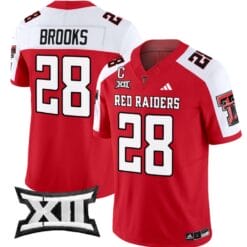 Tahj Brooks Jersey #28 Texas Tech Red Raiders Vapor Limited Football Red Alterante