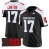 Ty Son Lawton Jersey #17 Indiana Hoosiers Vapor Limited Football Black Alternate