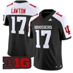Ty Son Lawton Jersey #17 Indiana Hoosiers Vapor Limited Football Black Alternate
