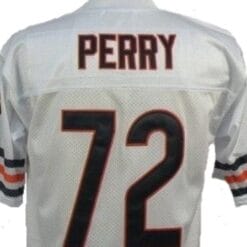 William Perry Jersey Chicago Bears Custom Throwback Football White