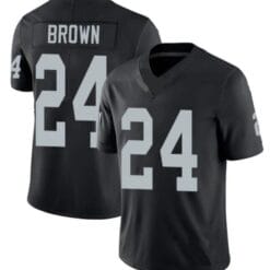 Willie Brown Jersey Oakland Raiders Custom Throwback Football Black