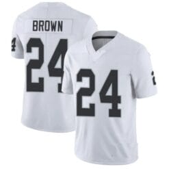 Willie Brown Jersey Oakland Raiders Custom Throwback Football White