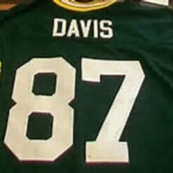Willie Davis Jersey Green Bay Packers Custom Throwback Football