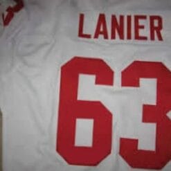 Willie Lanier Jersey Kansas City Chiefs Custom Throwback Football White