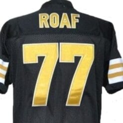 Willie Roaf Jersey New Orleans Saints Custom Throwback Football Black