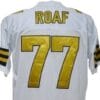 Willie Roaf Jersey New Orleans Saints Custom Throwback Football White