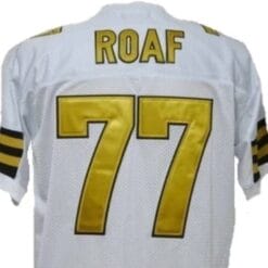 Willie Roaf Jersey New Orleans Saints Custom Throwback Football White
