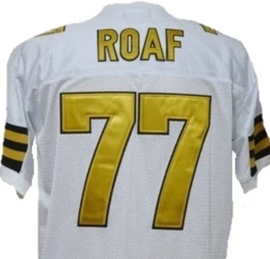 Willie Roaf Jersey New Orleans Saints Custom Throwback Football White