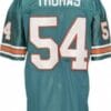 Zach Thomas Jersey Miami Dolphins Custom Throwback Football Green
