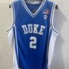 Duke Blue Devils #2 Cooper Flagg Jersey College Basketball Embroidered Blue