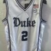 Duke Blue Devils #2 Cooper Flagg Jersey College Basketball Embroidered White