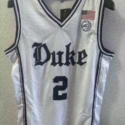 Duke Blue Devils #2 Cooper Flagg Jersey College Basketball Embroidered White