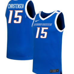 Alyssa Christensen Jersey #15 Boise State Broncos NIL Basketball Royal