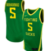 Amina Muhammad Jersey #5 Oregon Ducks NIL Basketball Green