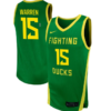 Andre Warren Jersey #15 Oregon Ducks NIL Basketball Green