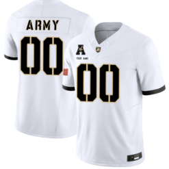 Alternative view of Custom Army Black Knights Jersey Name, Number 101st Airborne Division Honoring