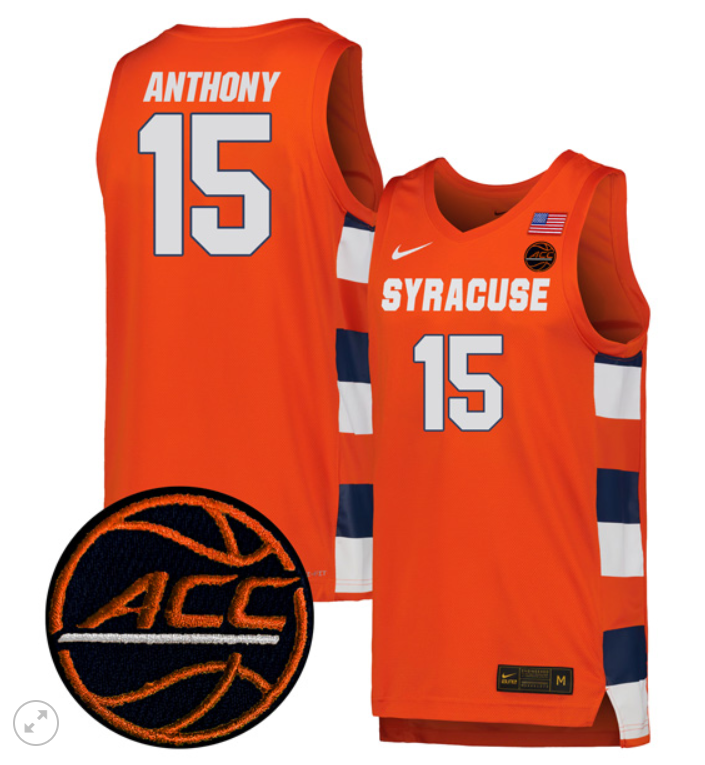 Carmelo Anthony Jersey #15 Syracuse Orange College Basketball Stiched Alumni - Image 2