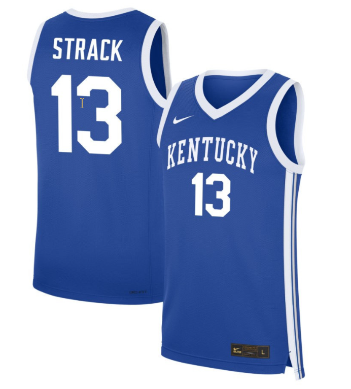 Clara Strack Jersey #13 Kentucky Wildcats NIL Basketball Royal