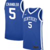 Collin Chandler Jersey #5 Kentucky Wildcats NIL Basketball Royal