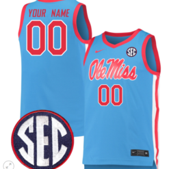 Custom Ole Miss Rebels Jersey College Basketball Stiched Game
