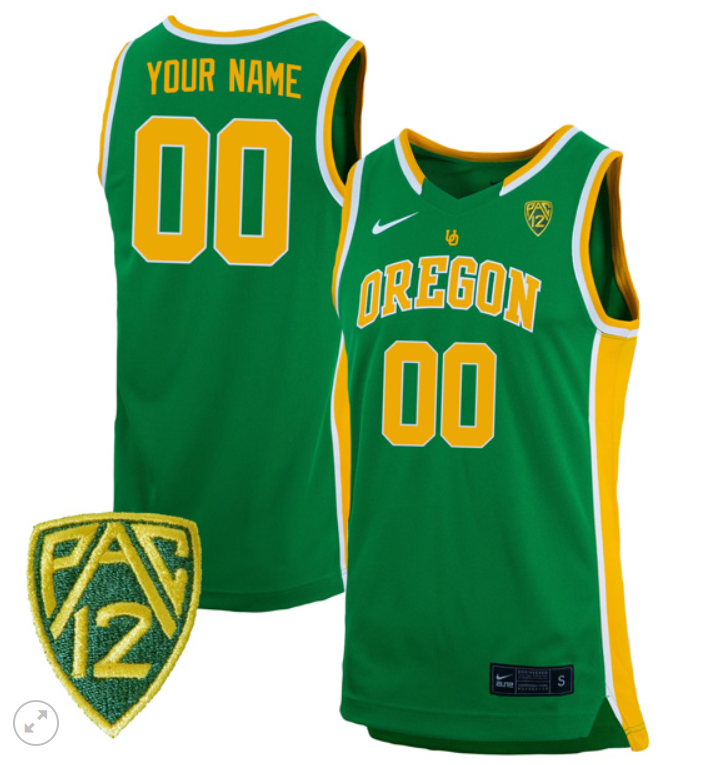Custom Oregon Ducks Jersey College Basketball Stiched - Image 6