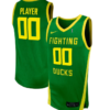 Custom Oregon Ducks Jersey Name, Number NIL Basketball Green